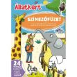 Kép Kifestő A4 matricákkal Állatkert