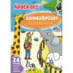 Kép Kifestő A4 matricákkal Állatkert