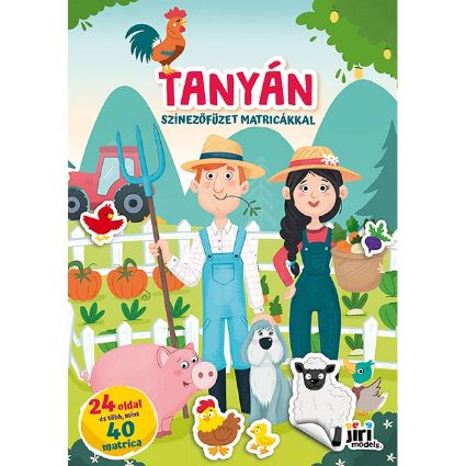 Kép Kifestő A4 matricákkal Tanya