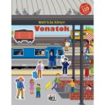 Kép Matricás könyv Vonatok