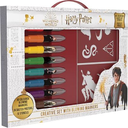 Kép Kreatív szett fújós filctollakkal Harry Potter