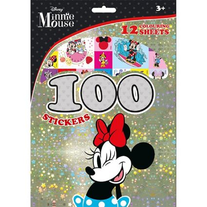 Kép 100 matrica kifestő lapokkal Minnie