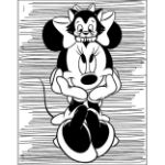 Kép 100 matrica kifestő lapokkal Minnie