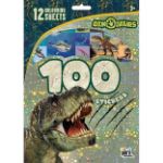 Kép 100 matrica kifestő lapokkal Dinoszauruszok
