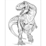 Kép 100 matrica kifestő lapokkal Dinoszauruszok