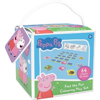 Kép Úti memóriajátékok kifestőkkel Peppa malac