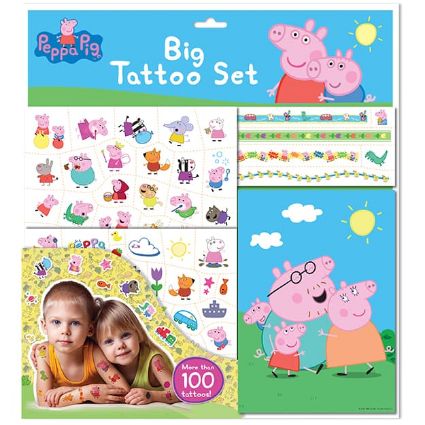 Kép Nagy tetováló szett Peppa malac