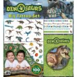 Kép Nagy tetováló szett Dinoszauruszok