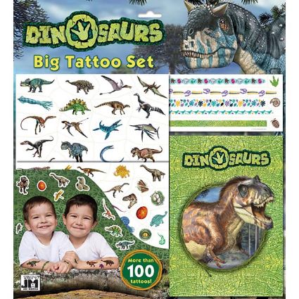 Kép Nagy tetováló szett Dinoszauruszok