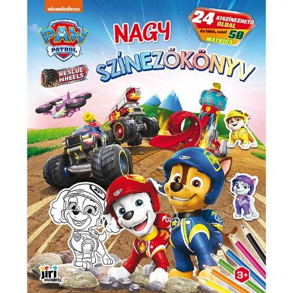 Kép Nagy színezőkönyv Mancs őrjárat