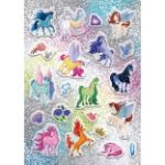 Kép Vidám színezés szuper matricákkal Egyszarvúak