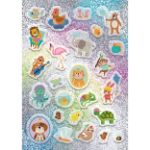 Kép Vidám színezés szuper matricákkal Állatok